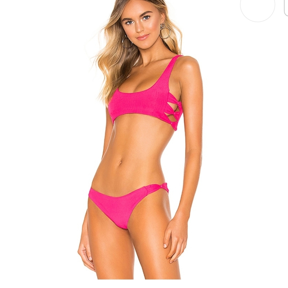 Lovers + Friends Wrapped Up Bikini Top